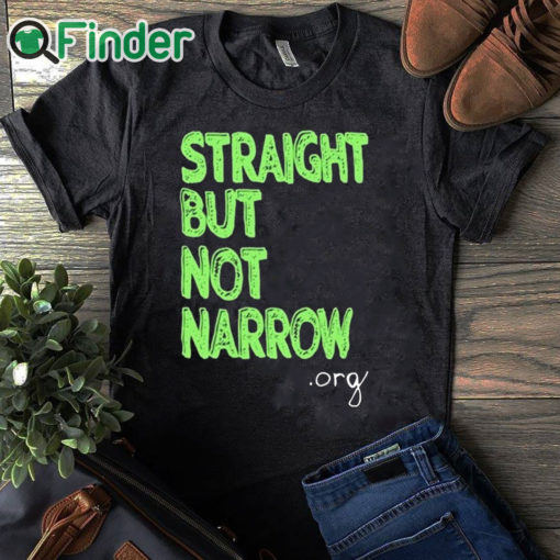 black T shirt Josh Hutcherson Straight But Not Narrow Org Shirt