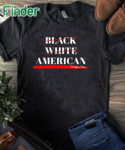 black T shirt Not Black White American The Officer Tatum Shirt