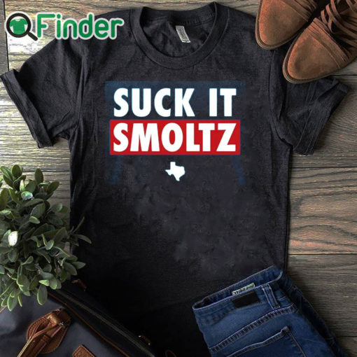 black T shirt Suck It Smoltz Shirt