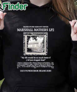 black hoodie Eighth Studio Album By Eminem Marshall Mathers Lp2 T Shirt