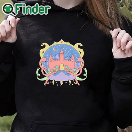 black hoodie Holiday Castle Black Shirt