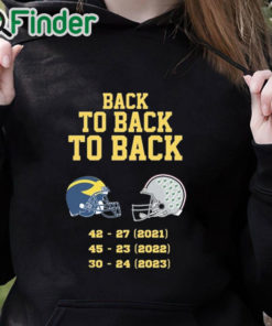 black hoodie Michigan Tshirt Sweatshirt Hoodie Funny Michigan Wolverines Football T Shirts Free Jim