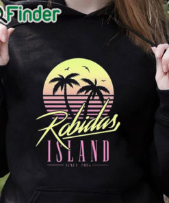 black hoodie Robidas Island Since 2015 Shirt