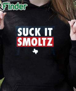 black hoodie Suck It Smoltz Shirt