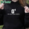 black hoodie Women’s God Goals Grind Growth Printed Sweatshirt