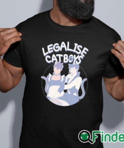 black shirt Daniel Howell Legalise Catboys Sweatshirt