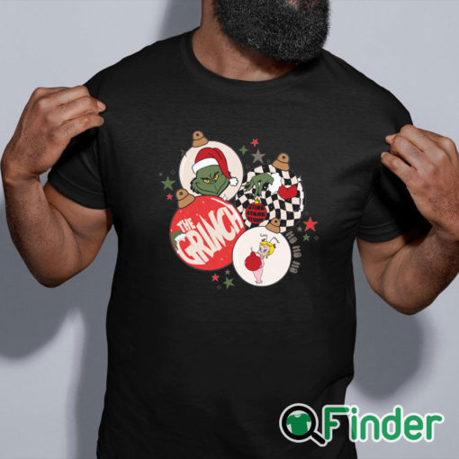 black shirt Grinch Ornaments Sweatshirt