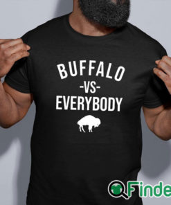 black shirt Joe Brady Buffalo Vs Everybody Shirt