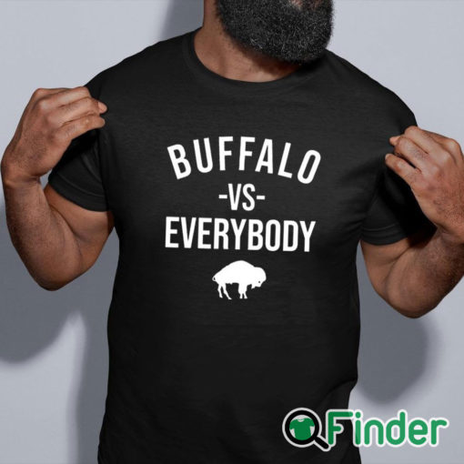 black shirt Joe Brady Buffalo Vs Everybody Shirt