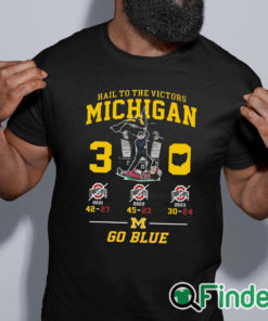 black shirt Michigan Wolverines B10 East 3 0 Ohio State T shirt