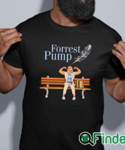 black shirt Papa Swolio Forrest Pump Shirt