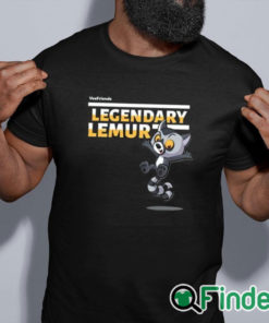black shirt Vee Friends Legendary Lemur Shirt