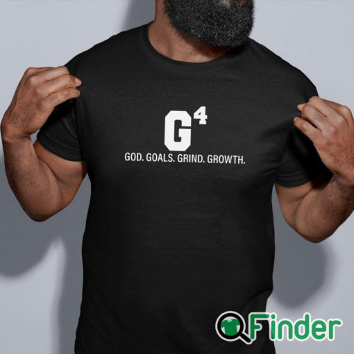 black shirt Women’s God Goals Grind Growth Printed Sweatshirt