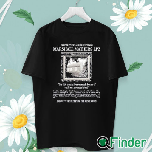 unisex T shirt Eighth Studio Album By Eminem Marshall Mathers Lp2 T Shirt