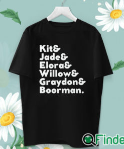 unisex T shirt Kit & Jade & Elora & Willow & Graydon & Boorman Shirt