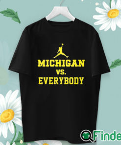 unisex T shirt Michigan Against Everybody Shirt