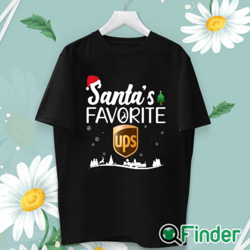 unisex T shirt Santa's favorite Ups Christmas t shirt