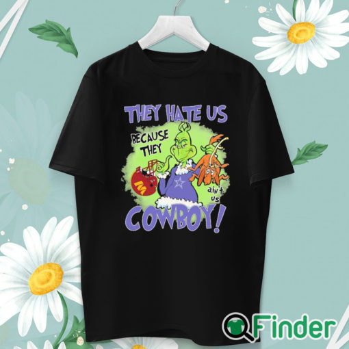 unisex T shirt The Grinch Hey Hate Us Because They Ain't Us Dallas Cowboy Washington Commanders Shirt