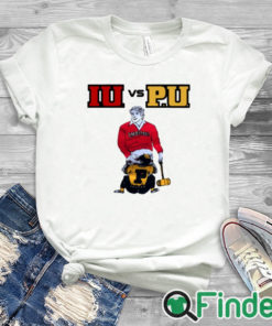 white T shirt Iu Vs Pu Indiana Shirt