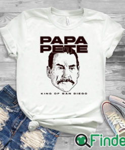 white T shirt Papa Pete King Of San Diego shirt