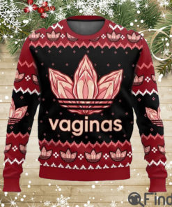 Cannabis Vaginas Funny Ugly Christmas Sweater