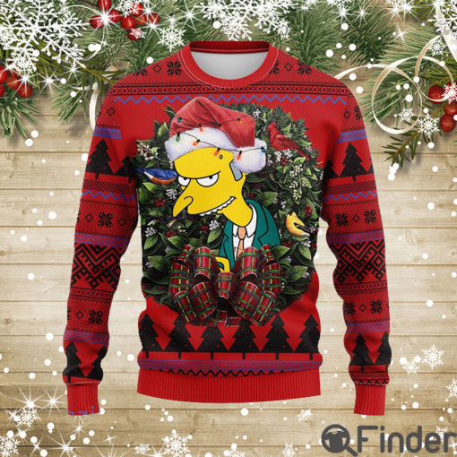 Charles Montgomery Burns Simpsons Mc Ugly Christmas Sweater