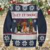 Dachshund Let It Snow Christmas 3D Full Print Shirt