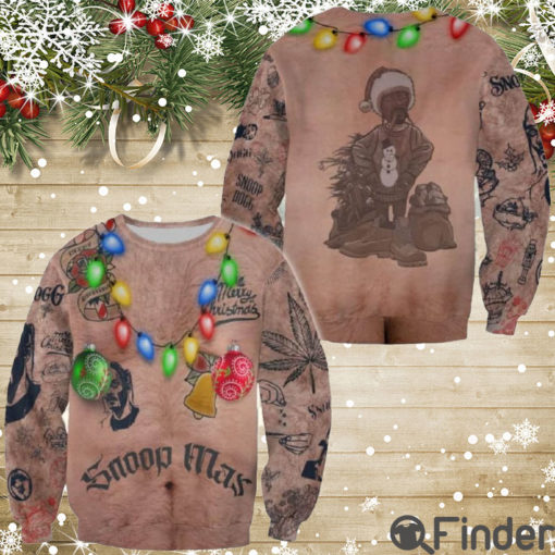 Funny SnoopDogg Snoop Mas Ugly Christmas Sweater