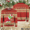 Grinch 49ers Santa Hat Ugly Christmas Sweater