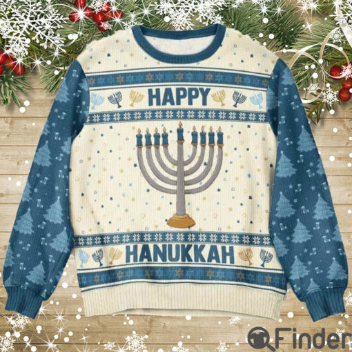 Happy Hannukah Christmas Ugly Sweater