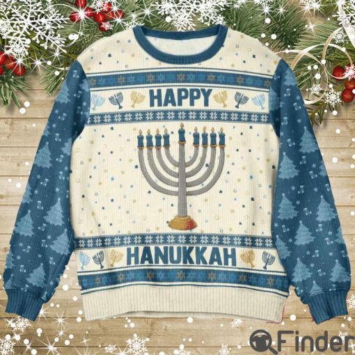 Happy Hannukah Christmas Ugly Sweaters