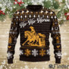 Ho Ho Horse Barrel Racing Cowgirl Ugly Christmas Sweater