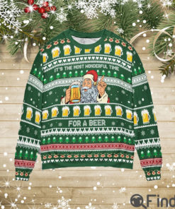 Its The Most Wonderful Time For A Beer Christmas Gift Ugly Christmas Sweater