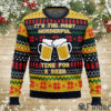 It’s The Most Wonderful Time For A Beer Parody Ugly Christmas Sweater