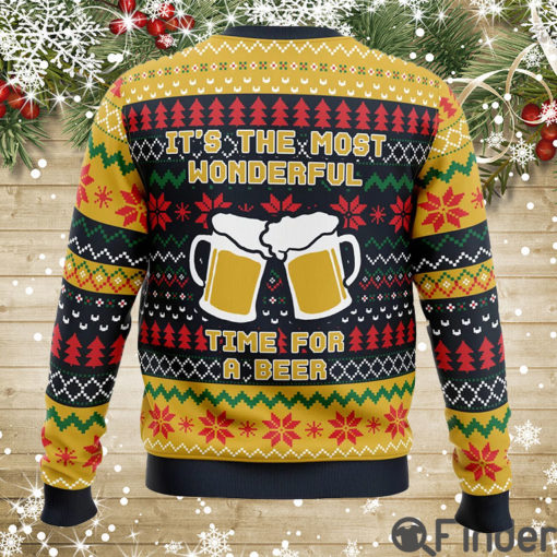 It’s The Most Wonderful Time For A Beer Parody Ugly Christmas Sweaters