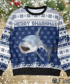 Merry Sharkmas Ugly Sweater