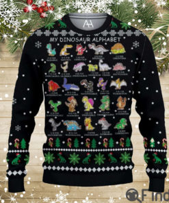 My Dinosaur Alphabet 3D Christmas Shirt