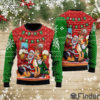 Oktoberfest Funny Santa Drink Beer With Reindeer Ugly Christmas Sweater