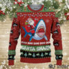 Santa Shark Hoo Hoo Hoo Christmas 3D All Over Print Shirt