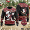 Seminoles Snoopy Dabbing Knitted Ugly Christmas Sweater