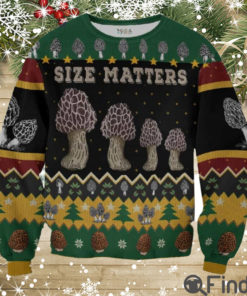 Size Matters Mushrooms Christmas 3D All Over Print Shirt