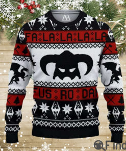 Skyrim Falalala Christmas 3D All Over Print Shirt