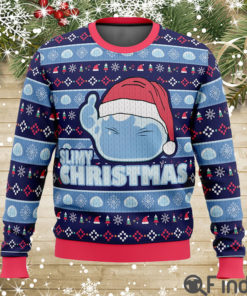 Slimy Christmas That time I got reincarnated as a slime Ugly Christmas Sweater