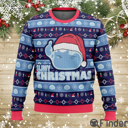 Slimy Christmas That time I got reincarnated as a slime Ugly Christmas Sweater