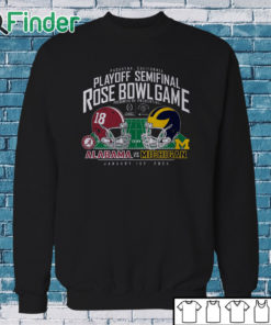 Sweatshirt Michigan Wolverines vs Alabama Crimson Tide Playoff Semifinal 2024 Rose Bowl T Shirt