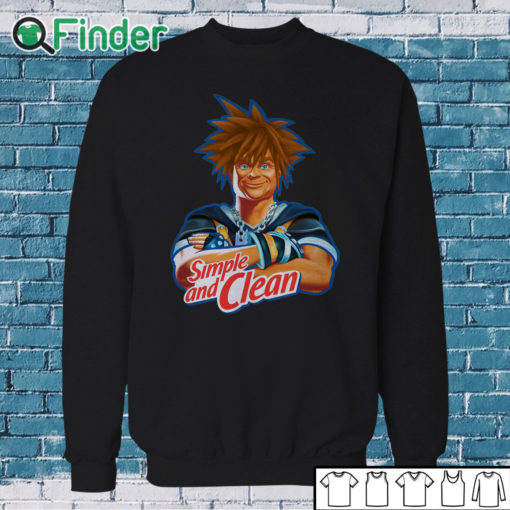 Sweatshirt Simple And Clean Kingdom Hearts And Mr Clean Raglan