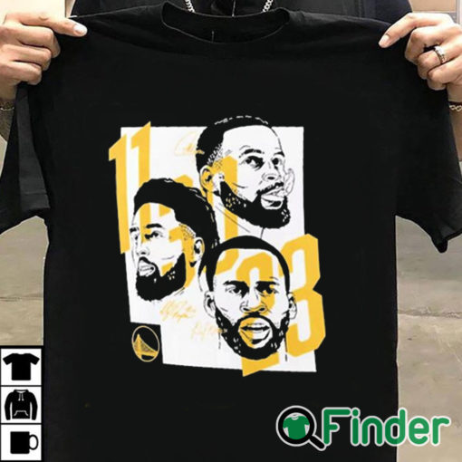 T shirt black 11 30 23 Warriors Klay Thompson Stephen Curry Draymond Green Shirt