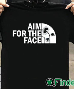 T shirt black Aim For The Face Shirt