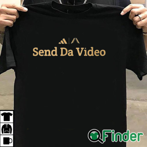 T shirt black Anthony Edwards Send Da Video Shirt