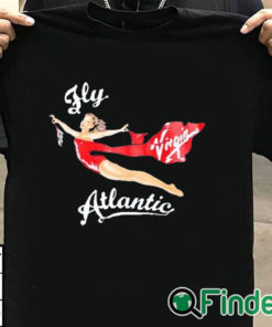 T shirt black Fly Virgin Atlantic Sweatshirt